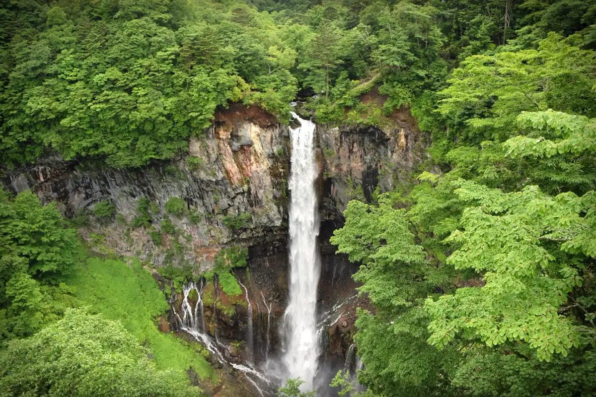 Kegon Falls, one of the stops in Nikko